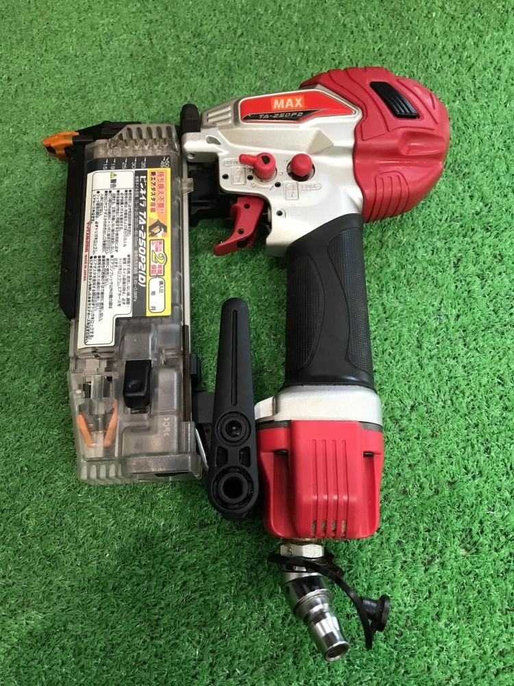 Max ﾏｯｸｽ 50mm常圧ﾋﾟﾝﾈｲﾗ ﾋﾟﾝ釘打ち機 Ta 250p2 D 動作ok