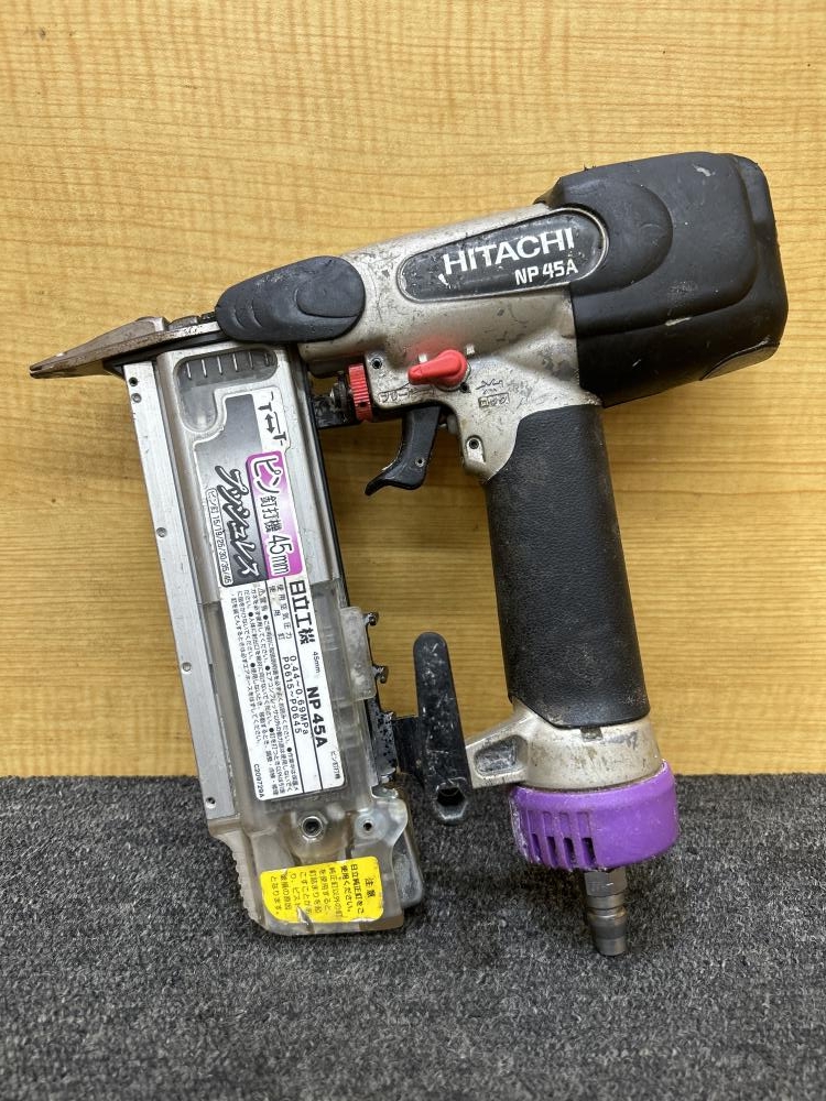 日立工機 HITACHI 45mm常圧ピン釘打ち機 NP45Aの中古 中古C傷汚れあり