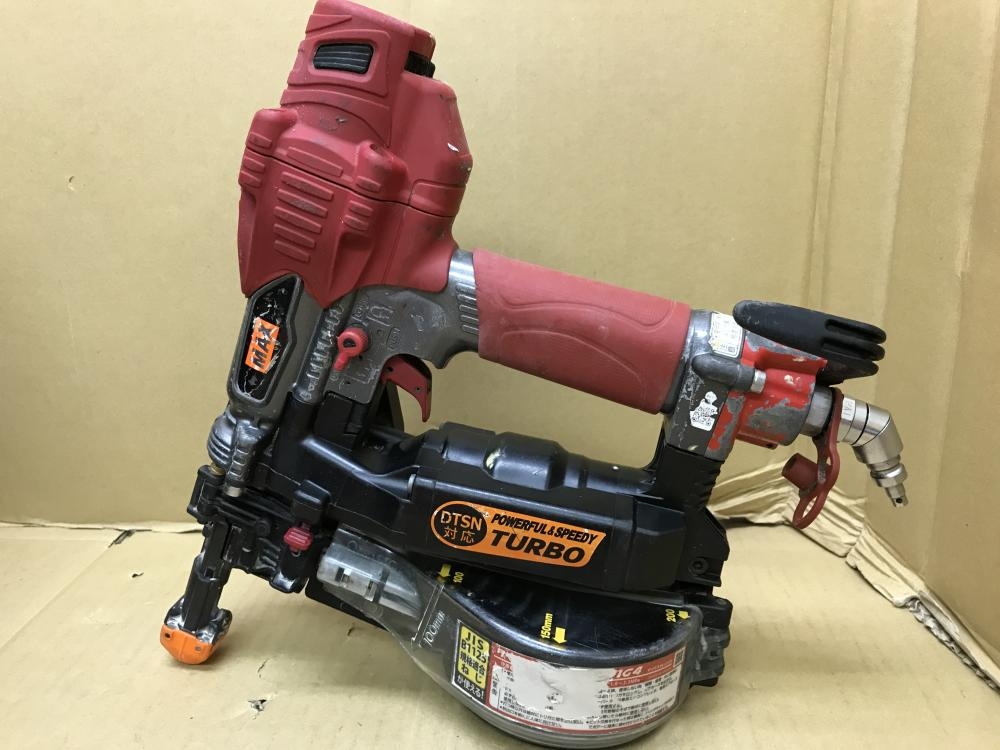 マックス 高圧ターボドライバ 本体からエア漏れ 動作〇 HV-R41G4の中古