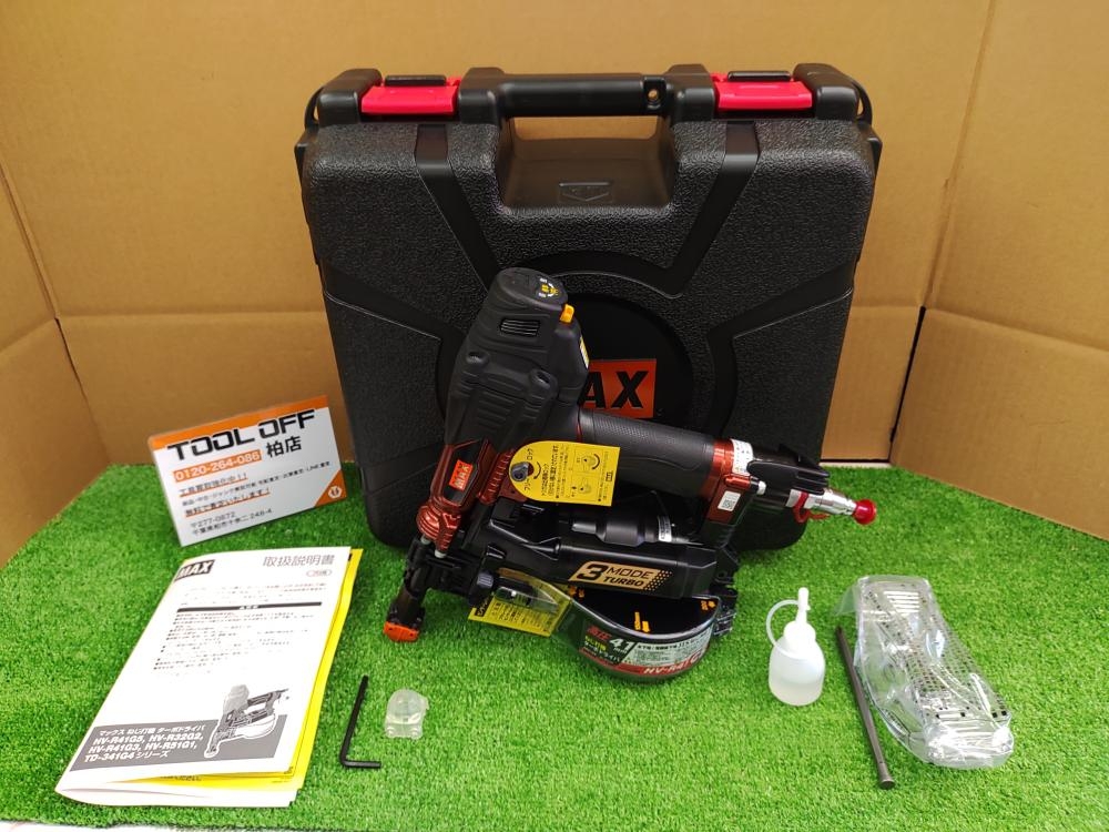 マックス MAX 高圧41mmねじ打機 HV-R41G5-Rの中古 未使用品 《千葉・柏