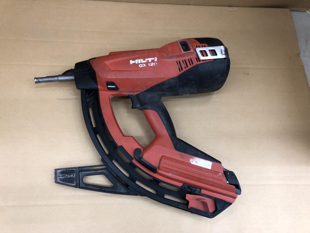 ヒルティ HILTI ガス式鋲打機 GX120の中古 ジャンク 《千葉・柏》中古工具販売の専門店│ ツールオフ柏店 ｜中古工具販売のツールオフ