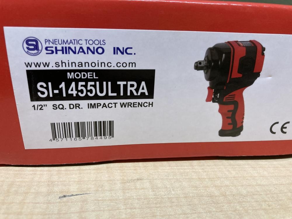 信濃 SHINANO 1/2エアーインパクトレンチ SI-1455ULTRAの中古 未使用品 