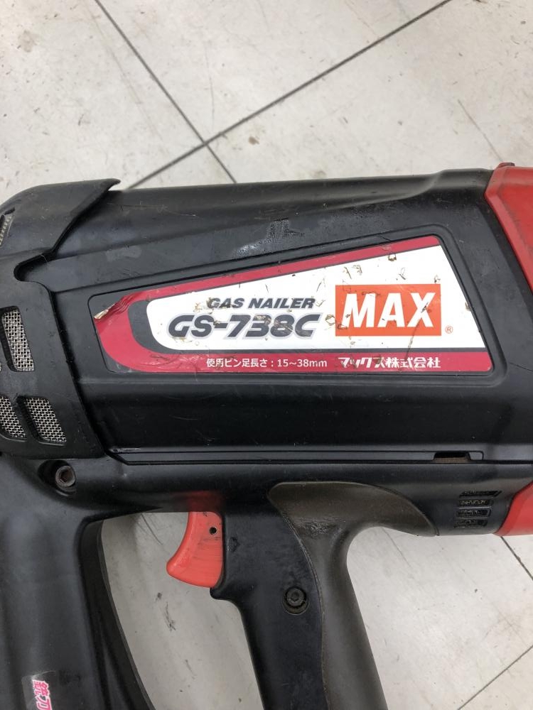 マックス MAX 充電式ガスネイラ GS-738Cの中古 中古C傷汚れあり 《千葉