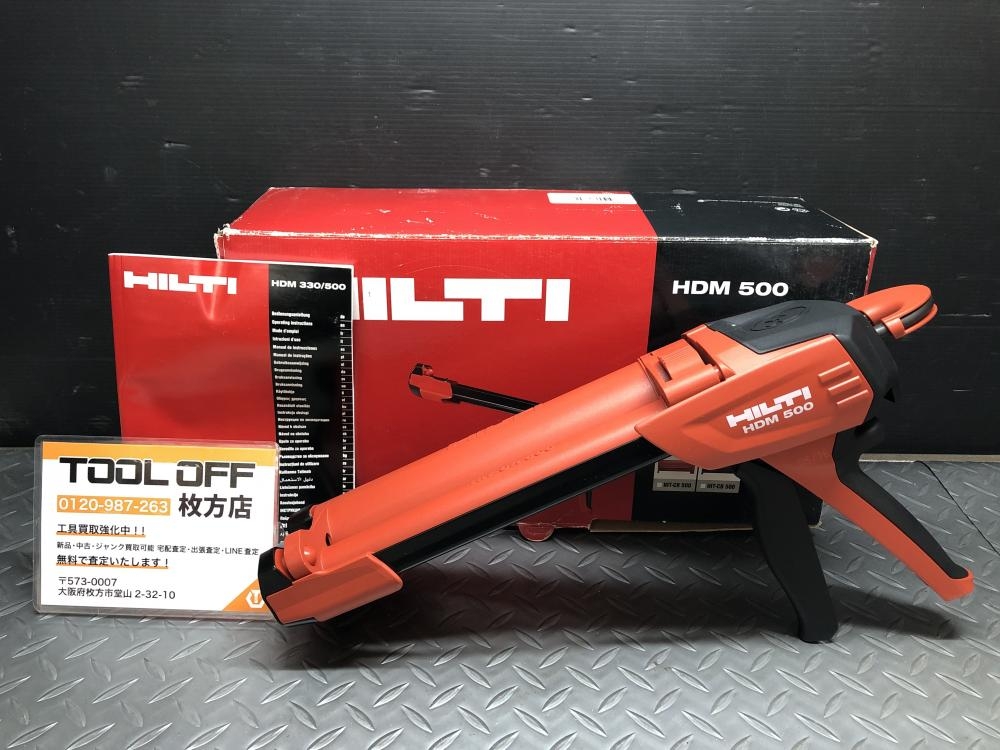 【良品】ヒルティ(HILTI) 手動式接着剤ディスペンサー HDM500即購入OK♫