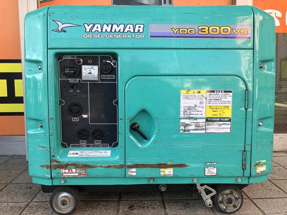 YANMAR ヤンマー ディーゼル発電機 YDG300VS-5Eの中古 ジャンク 《東京・八王子》中古工具販売の専門店│ ツールオフ八王子店  ｜中古工具販売のツールオフ