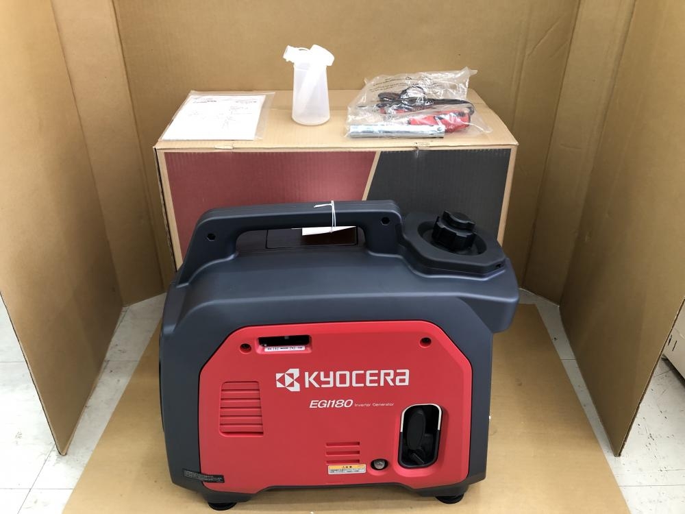 京セラ KYOCERA エンジン発電機 EGI180の中古 未使用品 《千葉・柏