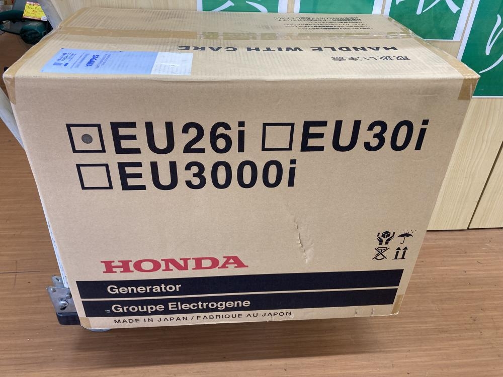 HONDA インバーター発電機 EU26Iの中古 未使用品 《神奈川・厚木》中古