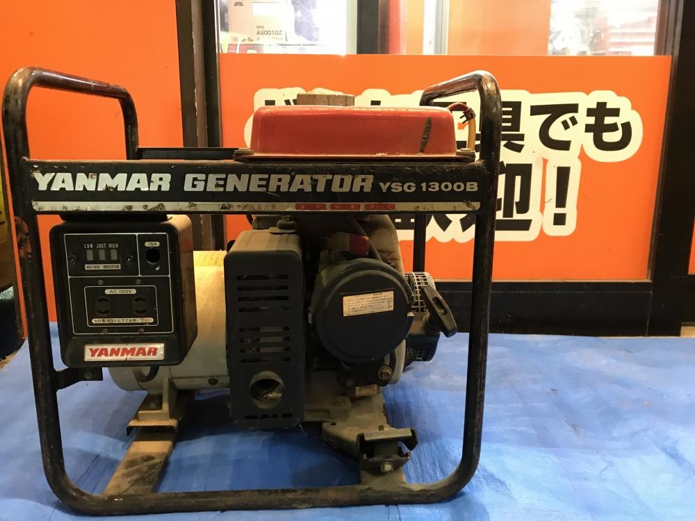 ヤンマー YANMAR エンジン発電機 YSG1300Bの中古 中古C傷汚れあり 《大阪・松原》中古工具販売の専門店│ツールオフ松原店  ｜中古工具販売のツールオフ