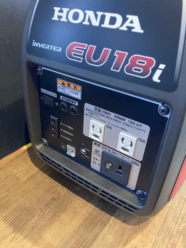 HONDA インバーター発電機 EU18iの中古 未使用品 《宮城・仙台》中古