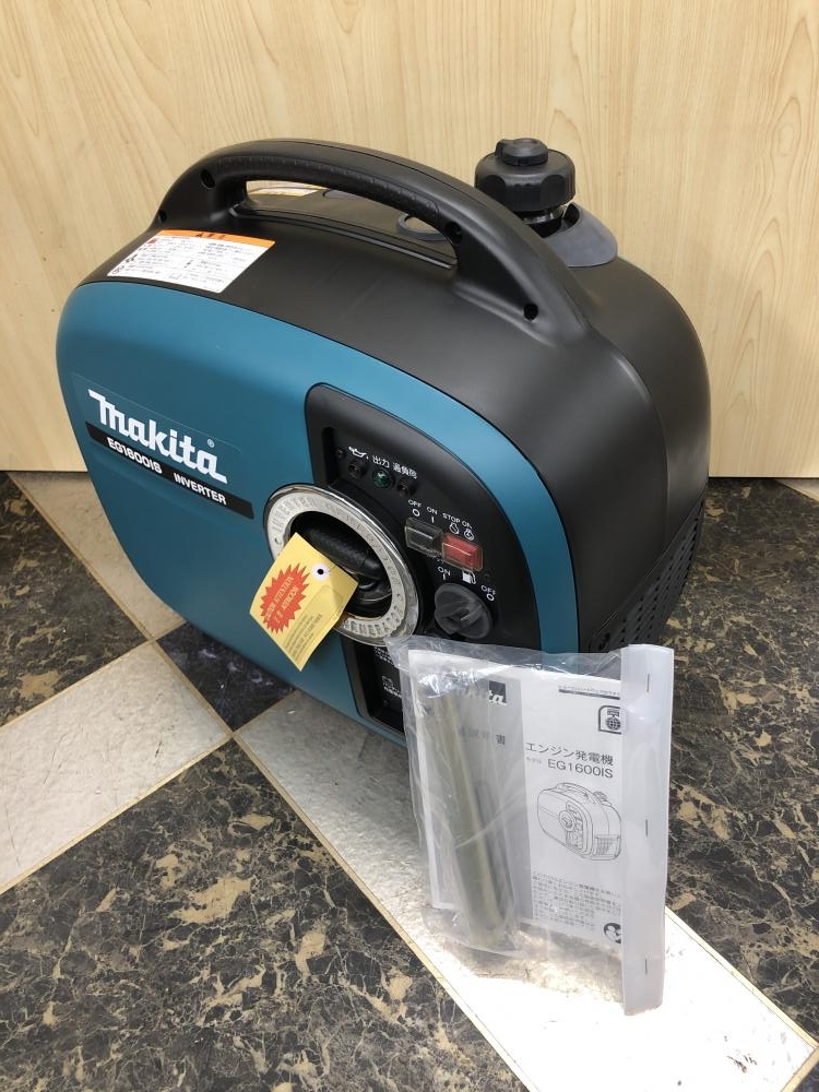 マキタ makita エンジン発電機 EG1600ISの中古 未使用品 《千葉