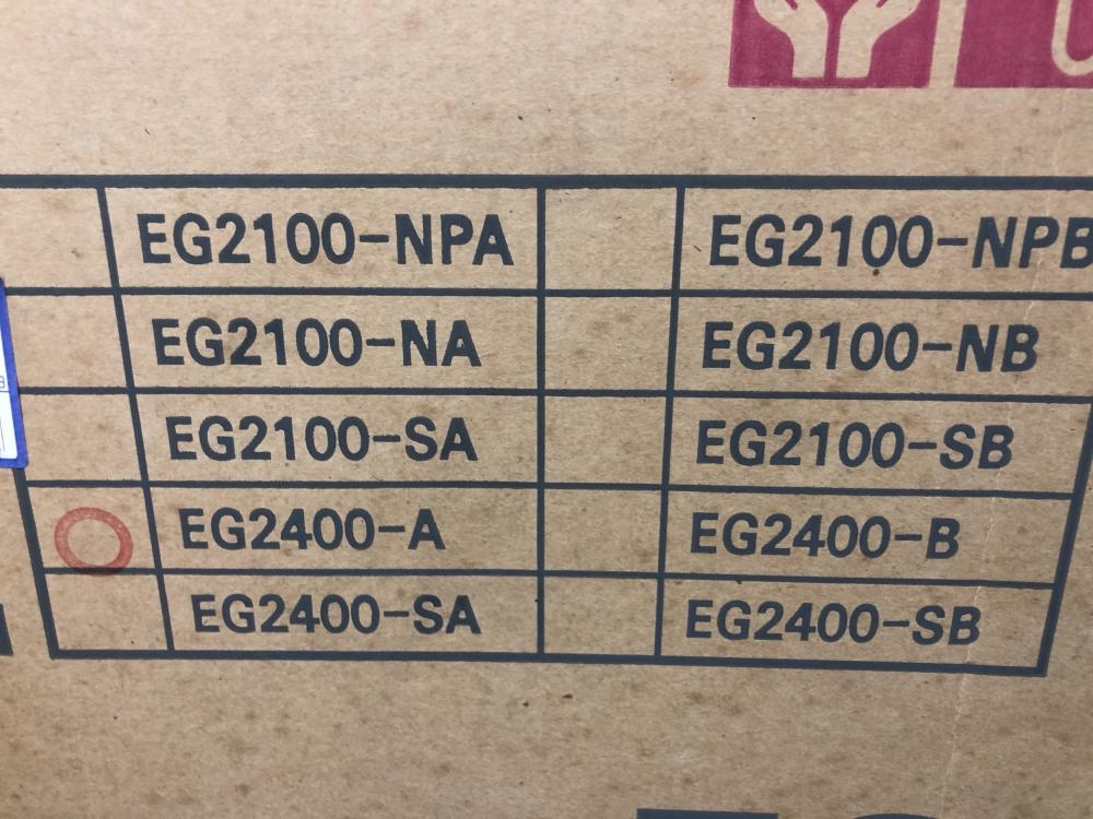 新ダイワ ガソリンエンジン発電機 EG-2400-Aの中古 未使用品 《千葉・市原》中古工具販売の専門店│ ツールオフ千葉市原店  ｜中古工具販売のツールオフ