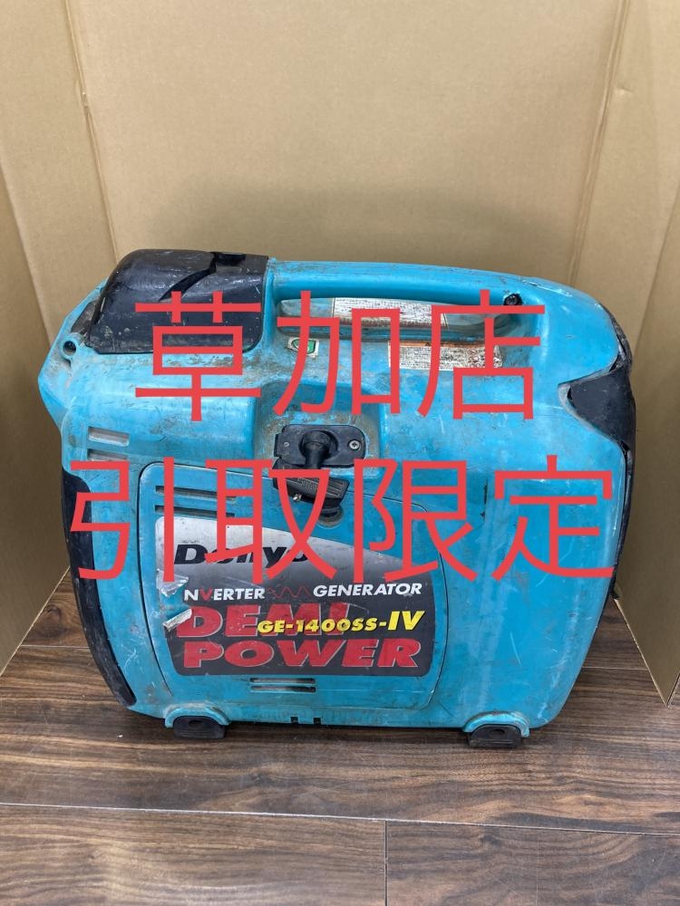 DENYO インバータ発電機 GE-1400SS-IV ※ジャンク品の中古 ジャンク