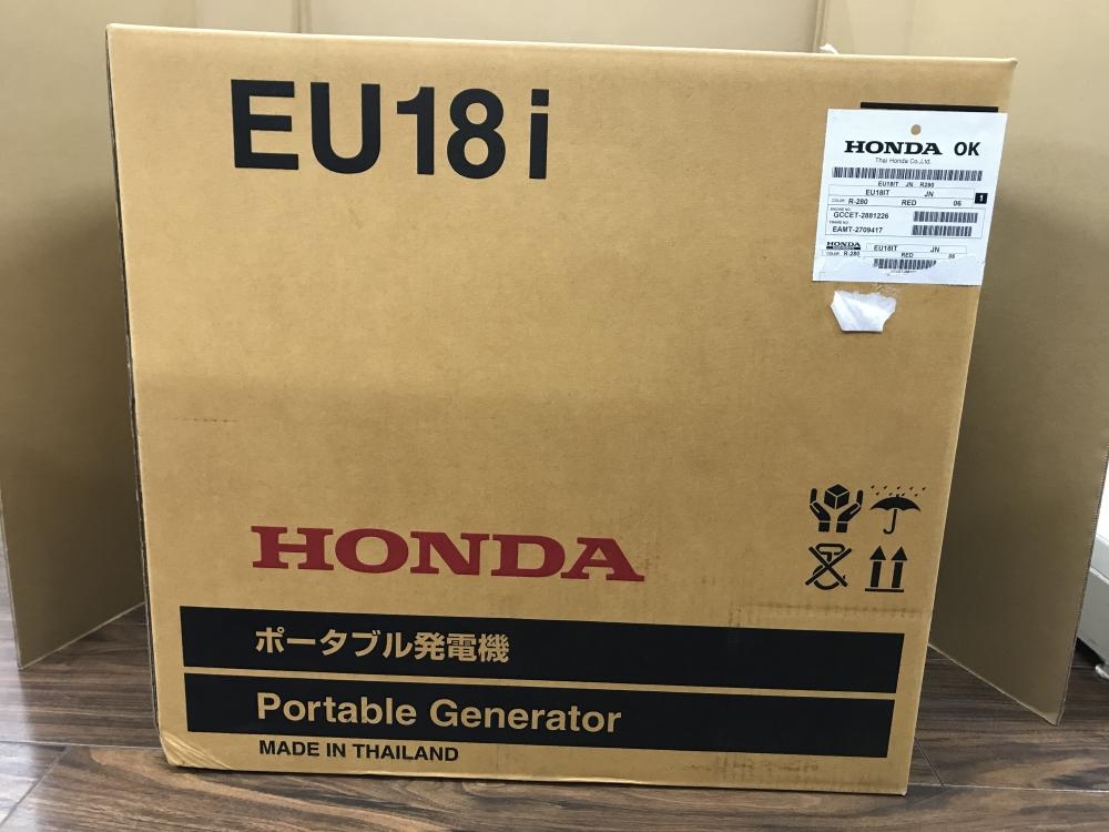 ホンダ ポータブル発電機 EU18iの中古 未使用品 《埼玉・草加