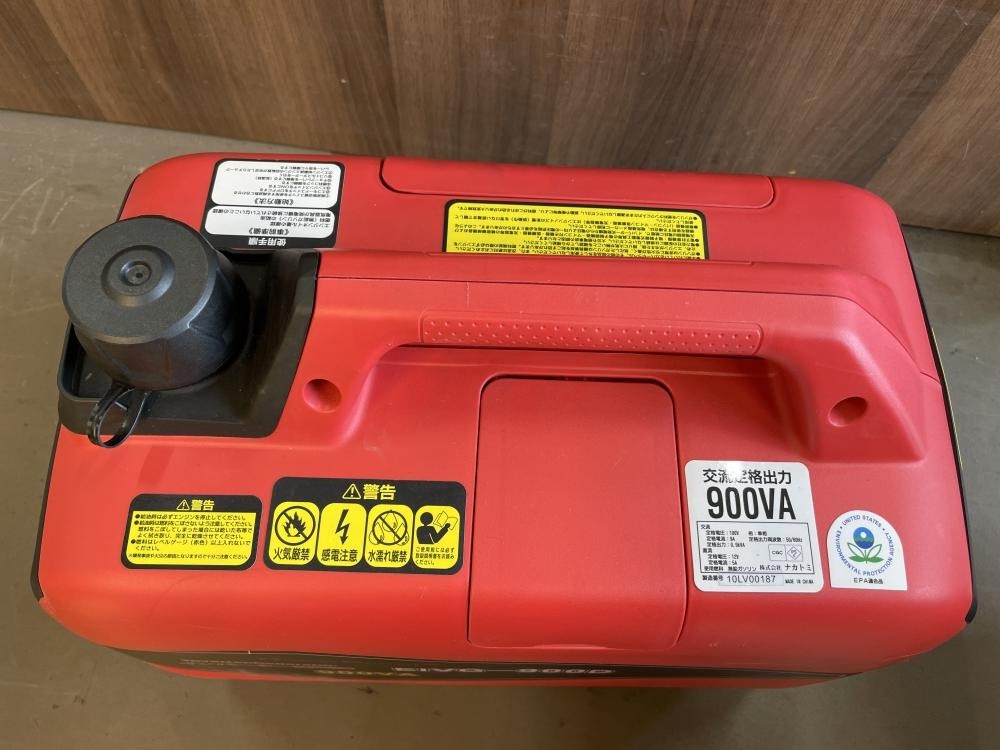 ナカトミ DREAM POWER インバーター発電機 EIVG-900Dの中古 中古B使用