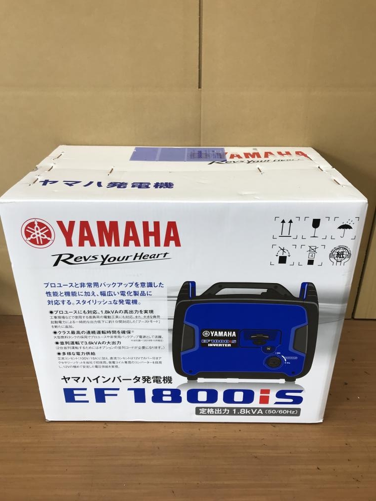 YAMAHA インバータ発電機 EF1800iSの中古 未使用品 《神奈川・厚木