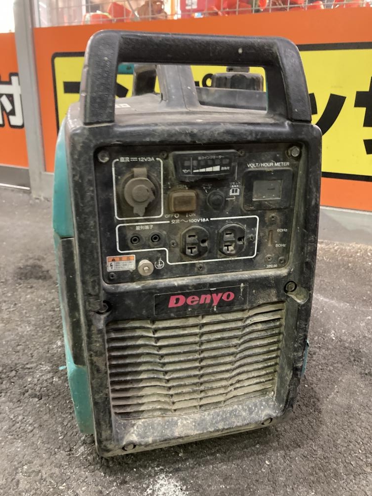 デンヨー インバータ発電機 GE-1800SS-IVの中古 中古B使用感あり