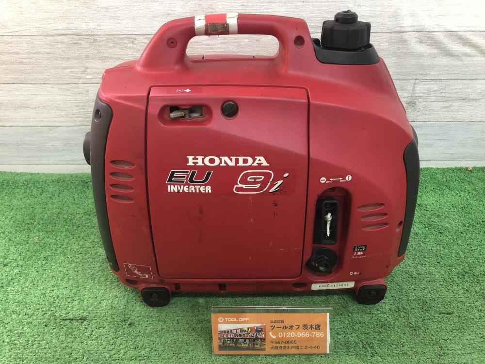 HONDA インバーター発電機 EU9i ※エンジン良好 回転率上がらないの中古