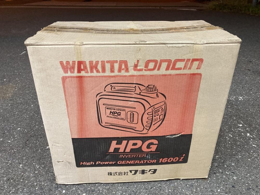 ワキタ WAKITA インバータ発電機 HPG-1600i *長期保管品の為傷汚れ有の