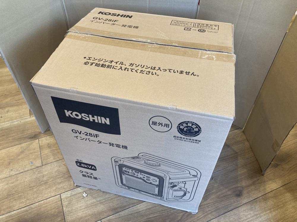 工進 KOSHIN GV28iF 発電機 中古美品 【ハンズクラフト宜野湾店】 工進 オープンインバーター発電機【GV-28iF】 — PLOW(プラウ)公式ストア