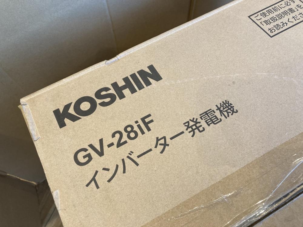 工進 KOSHIN オープンインバータ発電機 GV-28IF 開封・保管品の中古 未
