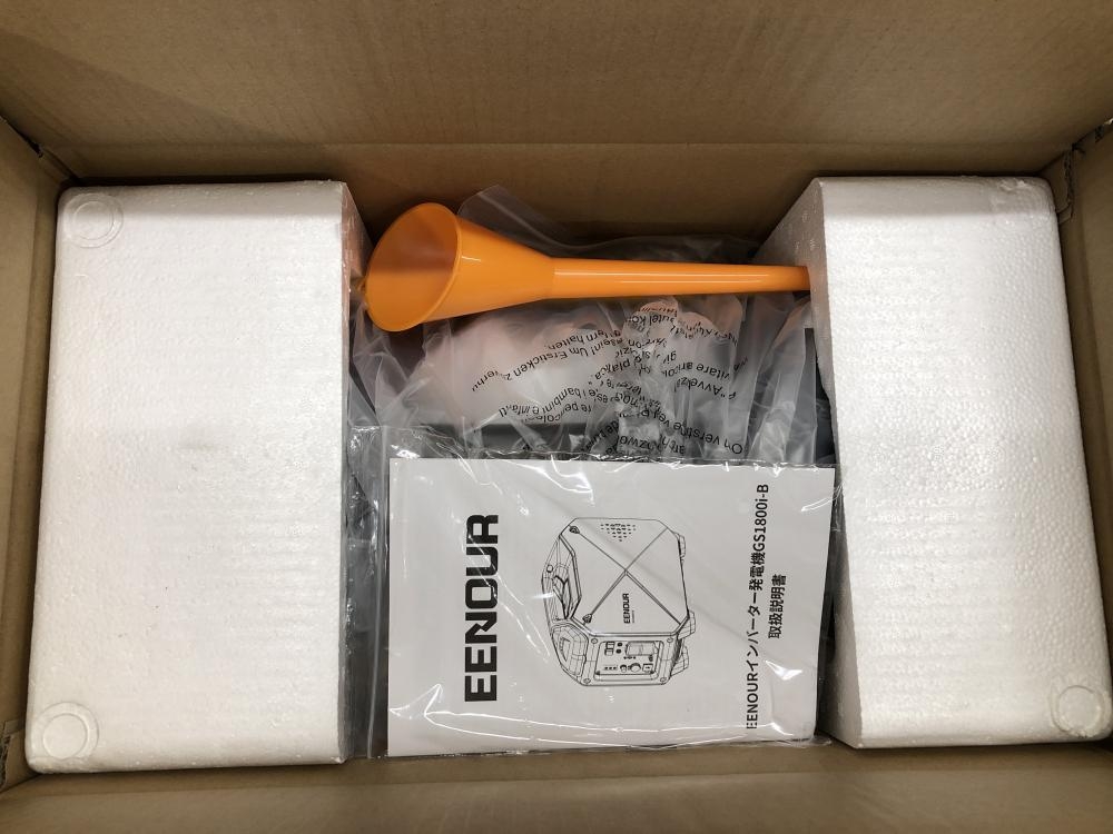 EENOUR インバータ-発電機 カセットボンベ式 GS1800i-Bの中古 未 EENOUR インバータ-発電機 カセットボンベ式 GS1800i-Bの中古 未