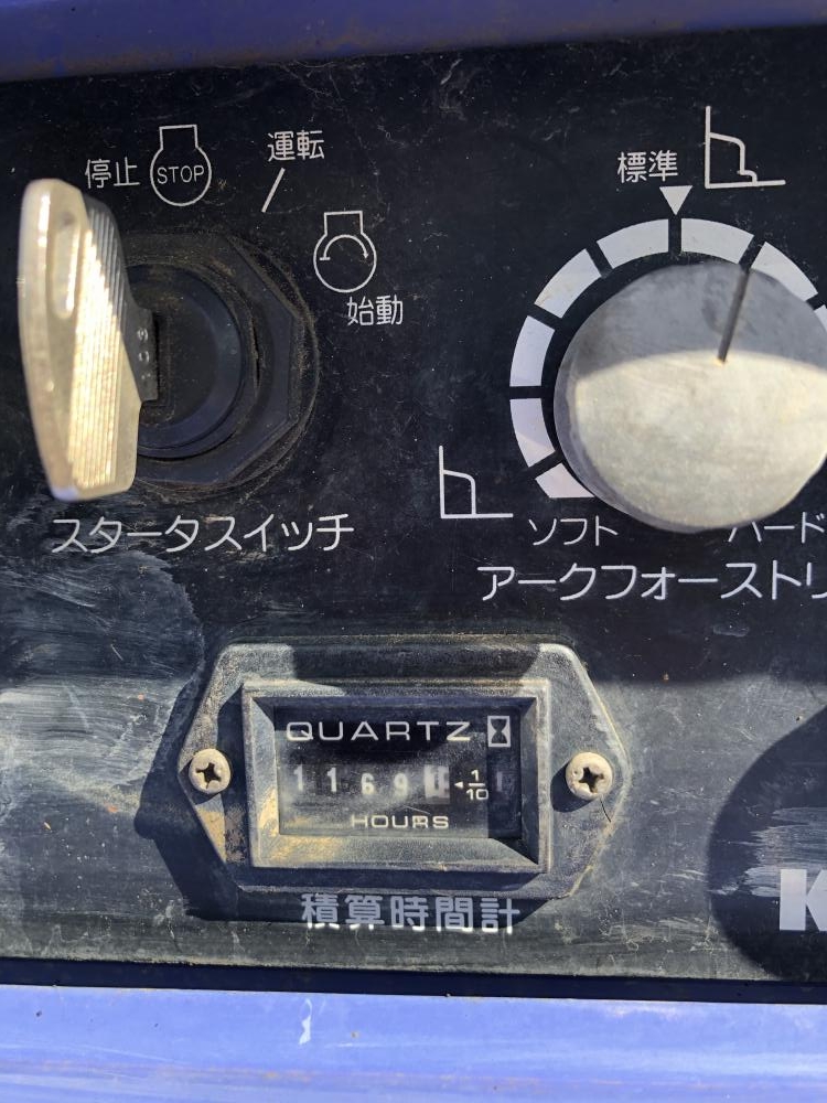 コマツ KOMATSU インバーター発電機兼溶接機 KW180Bの中古 中古C