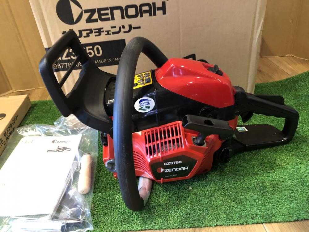 ZENOAH ゼノア エンジンチェーンソー 未使用展示品 GZ3750 