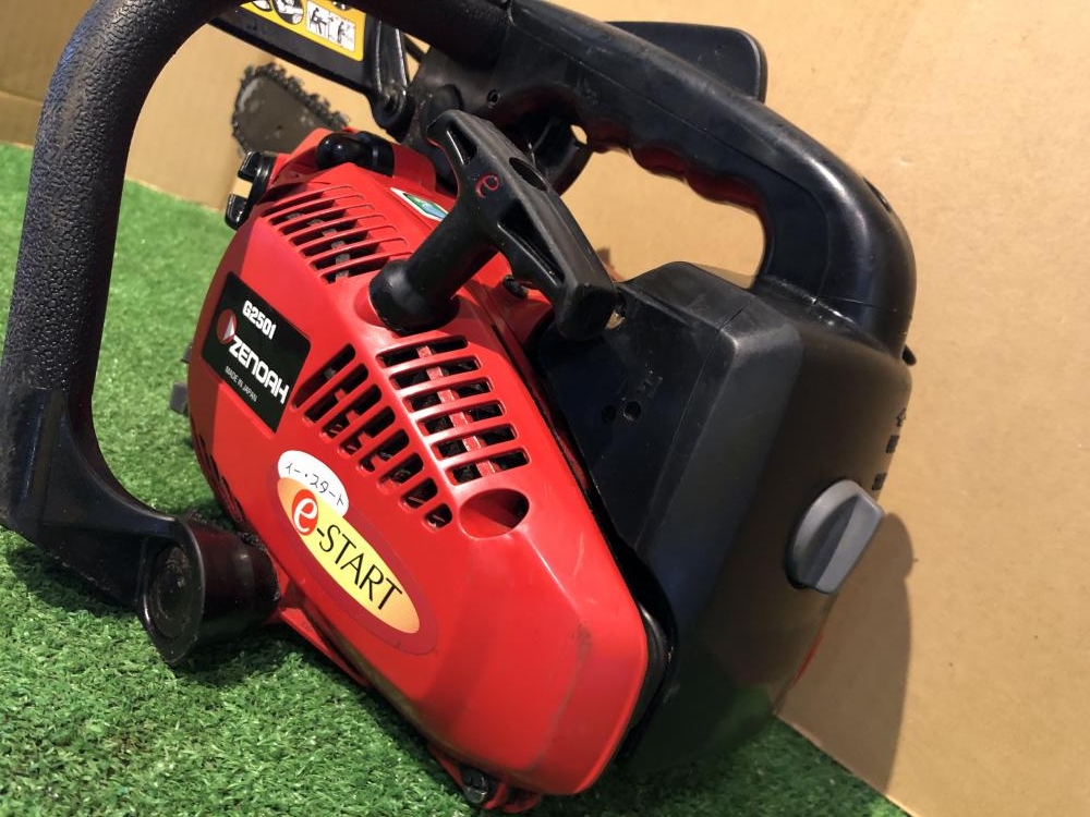 ZENOAH ゼノア エンジンチェーンソー G2501 F03-10 未使用品 ゼノア ZENOAH エンジンチェーンソー G2501Tの中古 中古C傷汚れあり