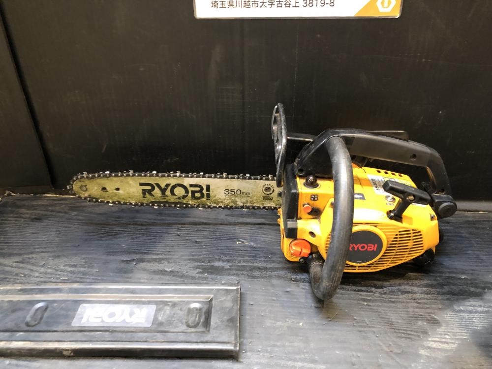 RYOBI リョービ エンジンチェーンソー ES-3035の中古 中古C傷汚れあり 