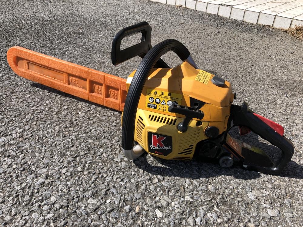 RYOBI リョービ エンジンチェーンソー ESK-840の中古 中古C傷汚れあり 《千葉・柏》中古工具販売の専門店│ ツールオフ柏店  ｜中古工具販売のツールオフ