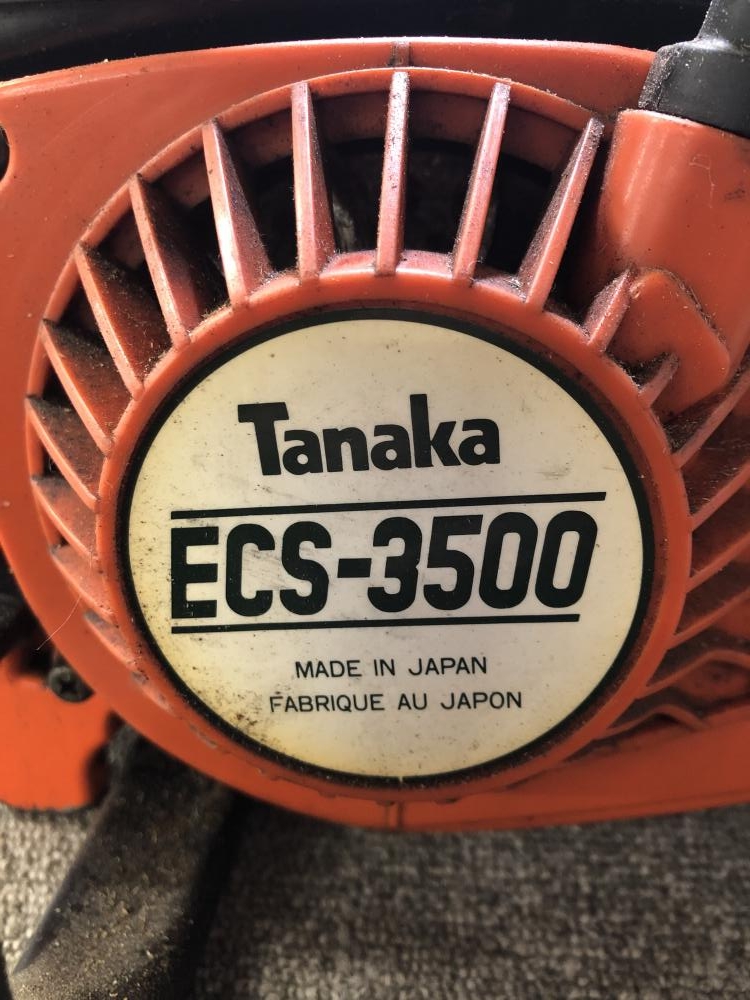 タナカ Tanaka エンジンチェーンソー ECS-3500の中古 ジャンク 《千葉・市原》中古工具販売の専門店│ ツールオフ千葉市原店  ｜中古工具販売のツールオフ