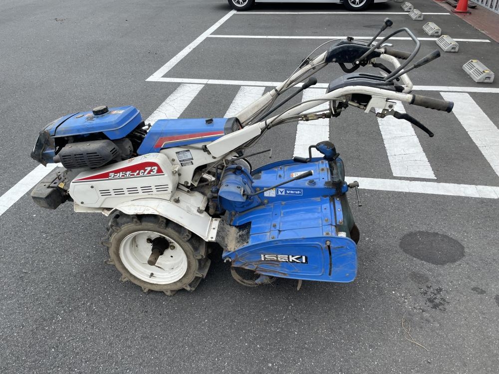 井関農機 イセキ 耕運機 管理機 ランドボーイC73 動作OK ※割れや補修跡ありの中古 中古C傷汚れあり 《埼玉・入間》中古工具販売の専門店│  ツールオフ所沢入間店 ｜中古工具販売のツールオフ