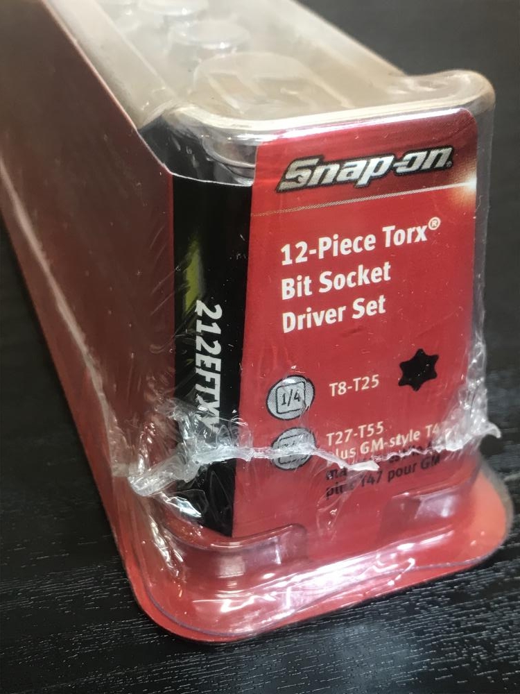 Snap-on スナップオン 1/4・3/8トルクスソケットセット 212EFTXYの中古 未使用品 《埼玉・川越》中古工具販売の専門店│  ツールオフ川越店 ｜中古工具販売のツールオフ