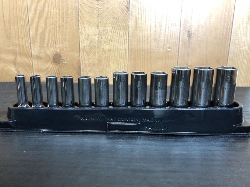 Snap-on スナップオン 3/8ディープソケット12個セット SFSM8-19の中古 中古C傷汚れあり 《埼玉・川越》中古工具販売の専門店│  ツールオフ川越店 ｜中古工具販売のツールオフ