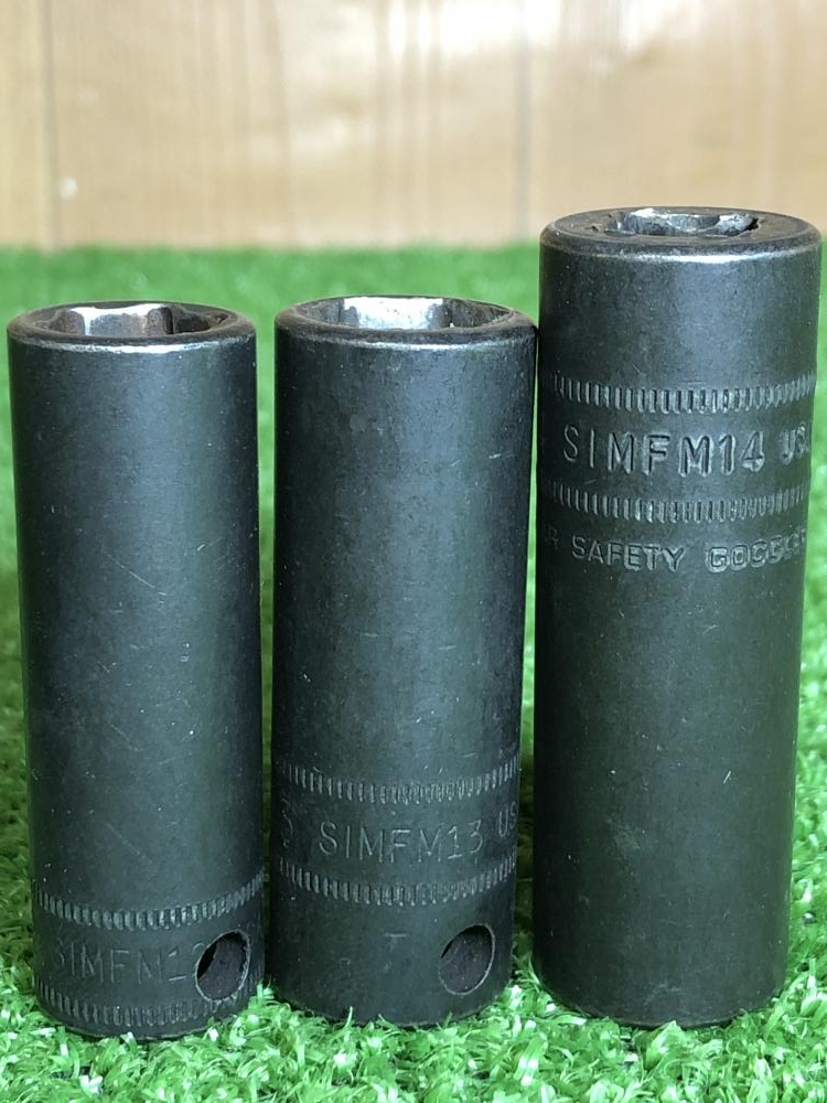 Snap-on スナップオン 3/8ディープインパクトソケット7個セット SIMFM8