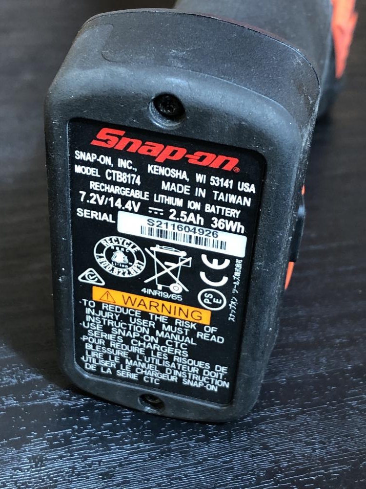 Snap-on スナップオン コードレスポリッシャー CTPP861Oの中古 Snap-on スナップオン コードレスポリッシャー CTPP861Oの中古