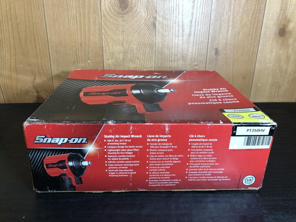 Snap-on スナップオン 1/2エアインパクトレンチ PT350HVの中古 未使用 