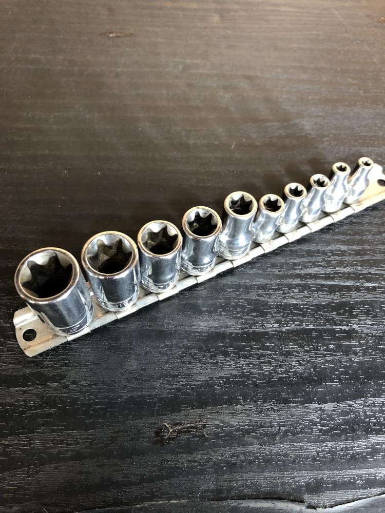 Snap-on スナップオン トルクスソケット10個セット E18～E4の中古 中古 