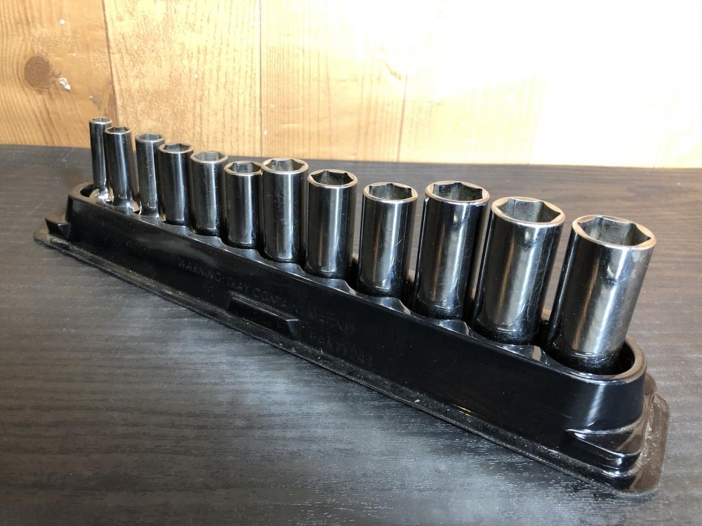 Snap-on スナップオン 3/8ディープソケット12個セット SFSMの中古 中古