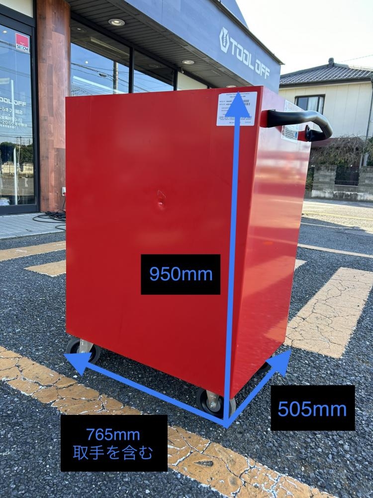 配送不可【引取限定】スナップオン KRA2007KC ロールキャブ 7段引き出し 鍵なし 赤 RED Lock'n Roll機構 Snap-on【安佐北店】【中古】 配送不可【引取限定】スナップオン KRA2007KC ロールキャブ 7段