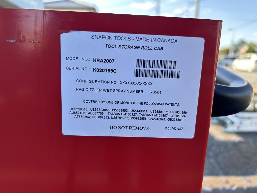 Snap-on スナップオン 7段シングルロールキャブ KRA2007の中古 中古C傷