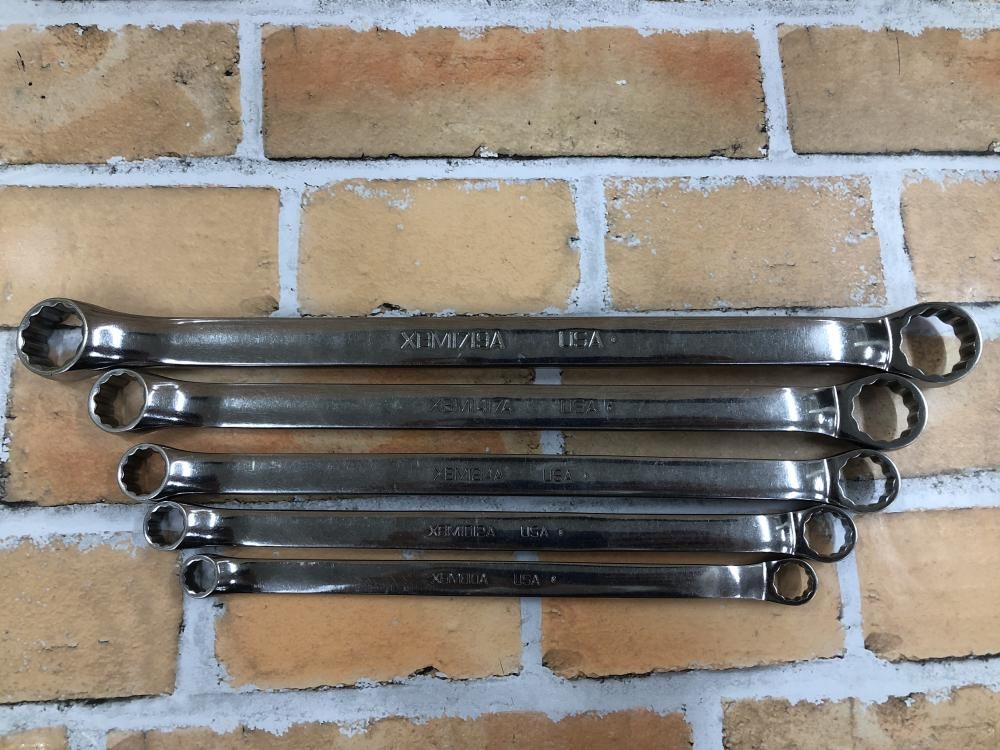 Snap-on スナップオン メガネレンチ5本 XBM810A・1012・1214 Snap-on スナップオン メガネレンチ5本 XBM810A・1012・1214