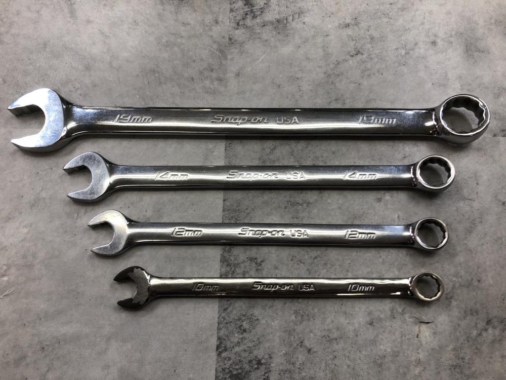スナップオン Snap-on コンビレンチ4本 SOEXM10-19の中古 中古C傷汚れ