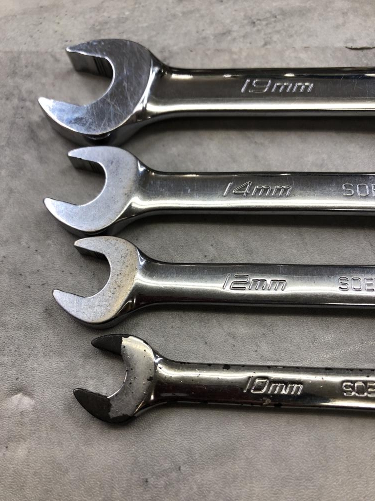 スナップオン Snap-on コンビレンチ4本 SOEXM10-19の中古 中古C傷汚れ