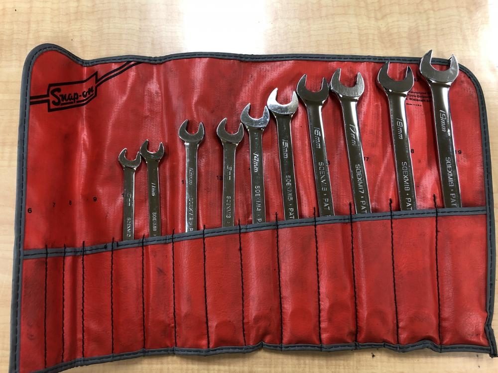 スナップオン Snap-on コンビネーションレンチ 10本セット スナップオン Snap-on コンビネーションレンチ 10本セット