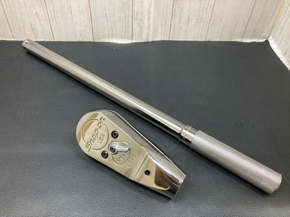 Snap-On 3/4ラチェットヘッド・ハンドルセット L872/L872RJの中古 中古B使用感あり 《横浜・青葉》中古工具販売の専門店│  ツールオフ横浜店 ｜中古工具販売のツールオフ