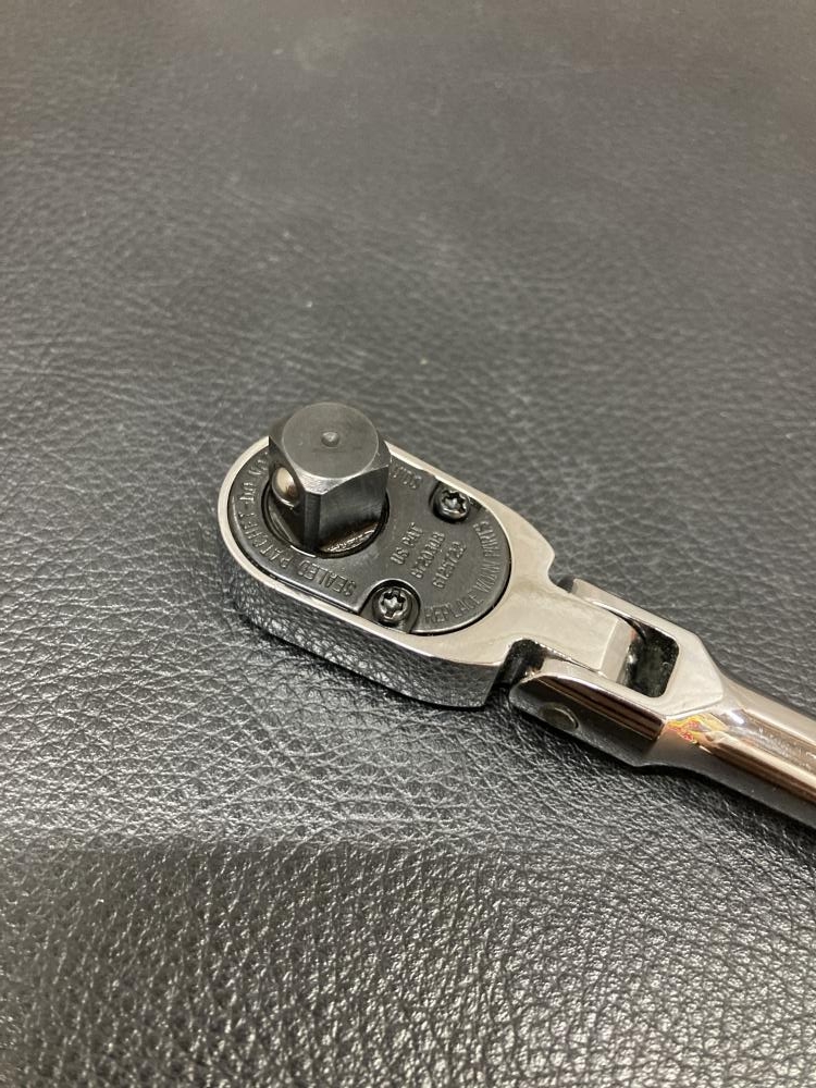 Snap-On 3/8 フレックスラチェットハンドル パープル THLFD72の中古