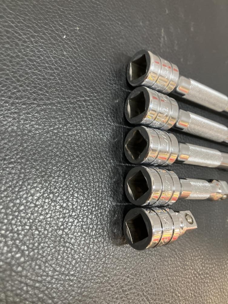 Snap-On 3/8 エクステンションバー5本セット FX1.FXK3.4.6.8の中古