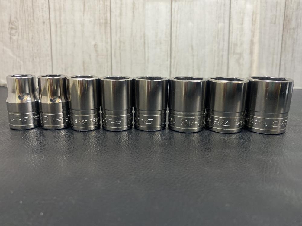 △△Snap-on スナップオン 1/2シャローソケット 6角　ソケットセット　13個セット TWM12A-TWM24 △△Snap-on スナップオン 1/2シャローソケット 6角 ソケットセット 13