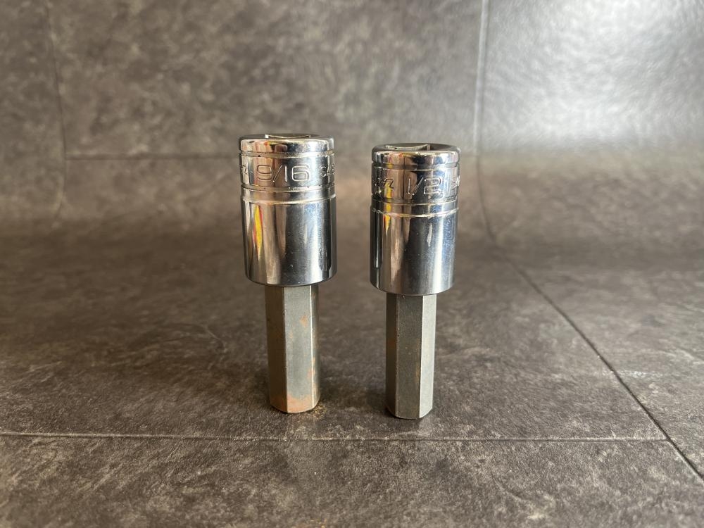 Snap-on スナップオン ヘックスソケット 2個セット SA16E SA18Eの中古